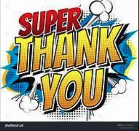 Super thank-you graphic from Jack Williams' Lake Waukomis flag-pole donation update
